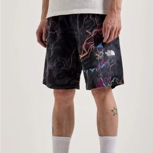The North Face Nylon Easy Printed Active Shorts, Size M